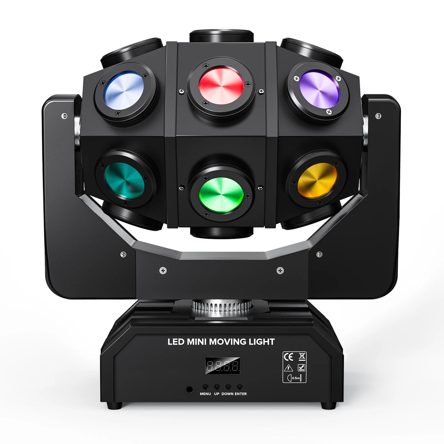 Mini Moving Head Light – LED Moving Head – DMX512 Licht – DJ Licht – Podiumlicht – 180W Vermogen – Geluid Geactiveerde Modus – EU Stekker