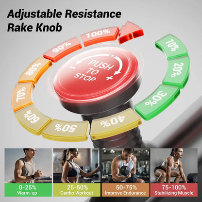 Hometrainer – Fitnessfiets – Indoor Bike – Trainingsapparaat – Cardio Trainer – Stille Riemaandrijving – Verstelbaar Zadel