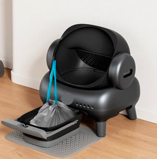 Kattenbak – Kattentoilet – Zelfreinigende Bak – Automatische Kattenbak – Semi-Gesloten Kattenbak – Grote Inhoud 12L – ABS Plastic