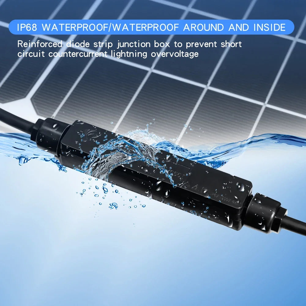 Zonnepanelen - Monokristallijne Zonnepaneel Kit - Flexibel - Zonne Energie - 100W - met Omvormer - Waterdichte - voor Camping, RV & Thuisgebruik, 12V Opladen met Batterij - QUORE