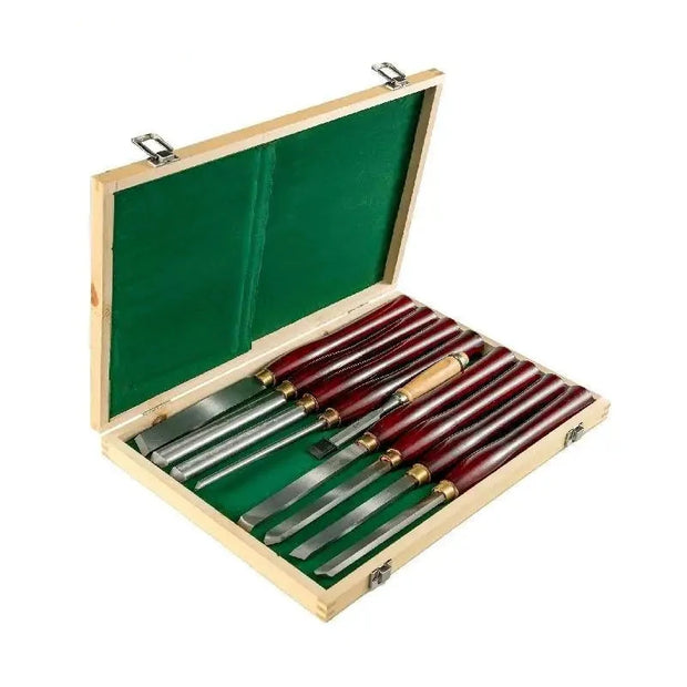 VEVOR Houtbewerking set 9-delig – Houtsnijmes – Houtbeitelset 12-delig – Houtsnijden gereedschap – Woodcarving knife – Gutsen set - QUORE