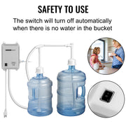 Water Purifier - Water Bottle Dispenser Pump System Filter - One Pipe - 35W - 40 PSI - 1 gallon (3.78 l) / min - for Kitchen &amp; Office