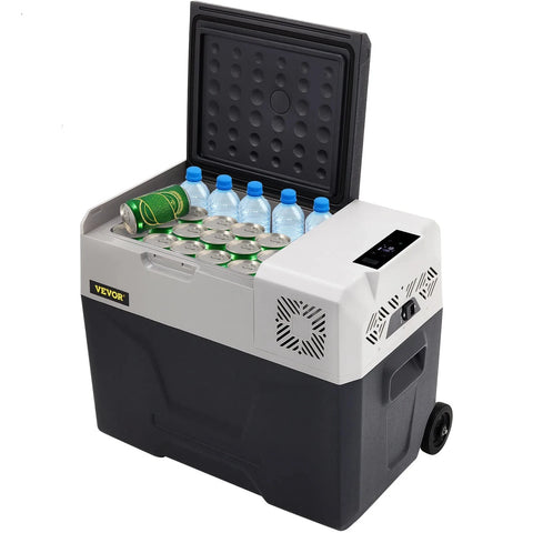 Koelkast - Minikoelkast voor Dranken - Minifridge - Minikoelkast Eten & Drinken - Minikoelkast - 110-240V - Compressorkoeler - Autokoelkast - 40L
