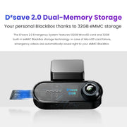 N5 - Dashcam for Car - WiFi - Dashcams - FullHD video - Dual camera - with Hw-kit - Super compact - Black