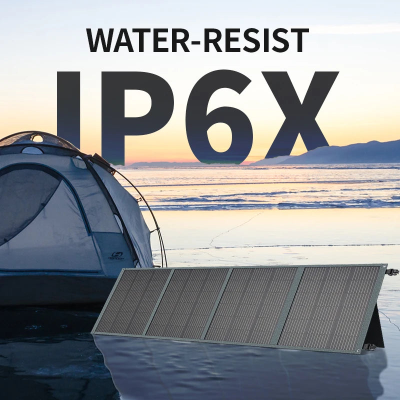 Opvouwbaar Zonnepaneel – Mobiel Zonnelader – Campingpaneel – Draagbaar Solar Paneel – 220W Vermogen – Hoog Rendement 24%