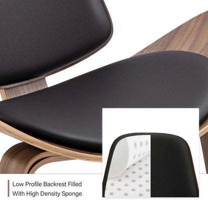 Living Room Chairs Nordic Solid Wood Leisure Chair Creative Simple Modern Designer Single Sofa Shell Chair Lounge Chairs