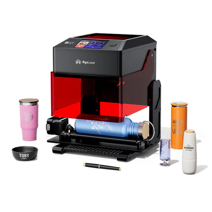 AlgoLaser 10W 5W 3W Smart Engraving Machine ALGOOS 2.6 Closed Box Machine Handwriting Screen for Christmas Gifts Decorations