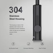 Briwellna Warmwaterkraan - Kokend Waterkraan - Warmwaterkraan Elektrisch - Snel Warm Water - Heet Water Dispenser - Kokend Water Kraan - Draaibare uitloop - Met Display - Zwart - QUORE