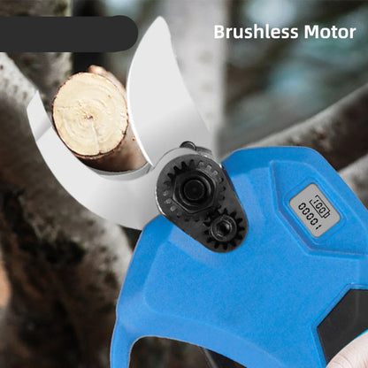 Elektrische Snoeischaar - Takkenschaar - Takkenzaag - Snoeizaag - Accu - 30MM - Borstelloze - Draadloze - Snijdiameter -  Takken en Tuinonderhoud - 18V - 2x Accu (Set B) - voor Bonsai