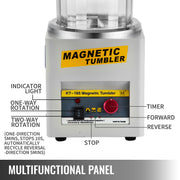 Jewelry Polishing Machine - Magnetic Tumbler - Stone Polishing - 200W - 220V - 2000rpm - for the Production and Maintenance of Jewelry Metal - Silver