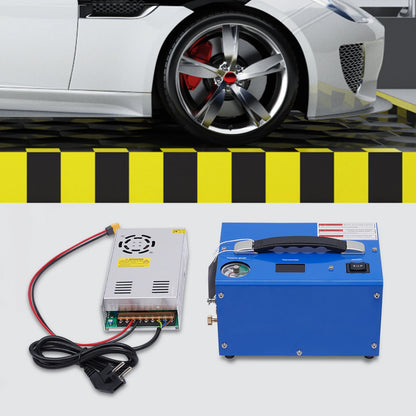 High-Pressure PCP Luchtcompressor – Compacte Luchtpomp – Duikfles Vuller – Airsoft Compressor – 30 Mpa Max Druk – 250W Kopermotor