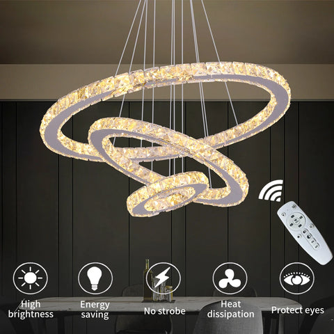 Hanglampen - Hanglampen Eetkamer - Hanglampen Woonkamer - Eglo Hanglampen - Lampen met Afstandsbediening - Slimme Hanglamp - D30x50CM - Hanglampen Eetkamer - Hanglampen Woonkamer - Eglo Hanglampen - Verlichtingsarmaturen