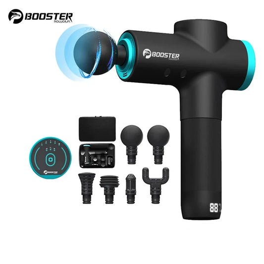 BOOSTER M2-12V Massage Gun - Professionele Diepe Spiermassager met LCD Display - Voor Lichaamsontspanning en Spierherstel - QUORE