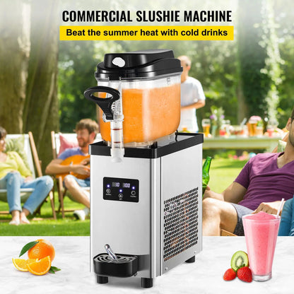 Slushymachine – Slushmachine – Granita Maker – Ijskoude Drankjes – 6 Liter Capaciteit – 230W Compressor