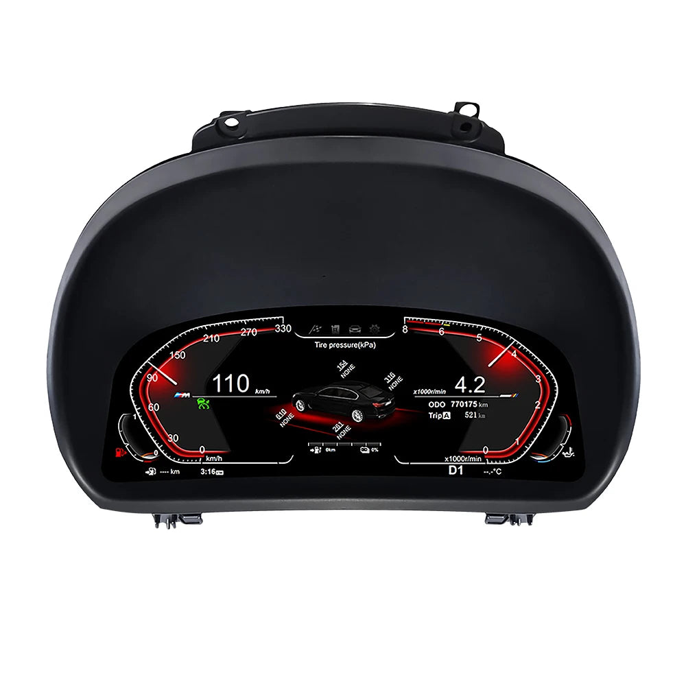 Digitaal Dashboard – LCD Paneel – Instrumentenpaneel – Cluster Display – Snelheidsmeter – 12,3 Inch HD Scherm – Carplay Ondersteuning
