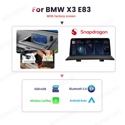 Multimedia Autoradio – Android Auto Speler – CarPlay Systeem – Navigatie Unit – Touchscreen Display – 10,25 Inch HD Scherm – 8GB RAM 128GB Opslag