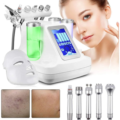 7-in-1 Water Oxygen Beauty Machine – Schoonheidsapparaat – Huidverzorging – Gezichtsbehandeling – Anti-Acne – Microdermabrasie – Instelbare Intensiteit