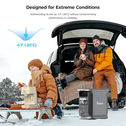 Draagbare Powerstation – Mobiele Generator – Noodstroomvoorziening – Outdoor Accu – 3600W Piekvermogen – LiFePO4 Batterij – Snelladen 55 Min