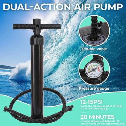 Opblaasbaar Stand-Up Paddle Board - Supboard - Sup - Kajak - Kayak - 10/11ft – Enkel Laag - Antislip Dek & Compleet Accessoirepakket - Groen