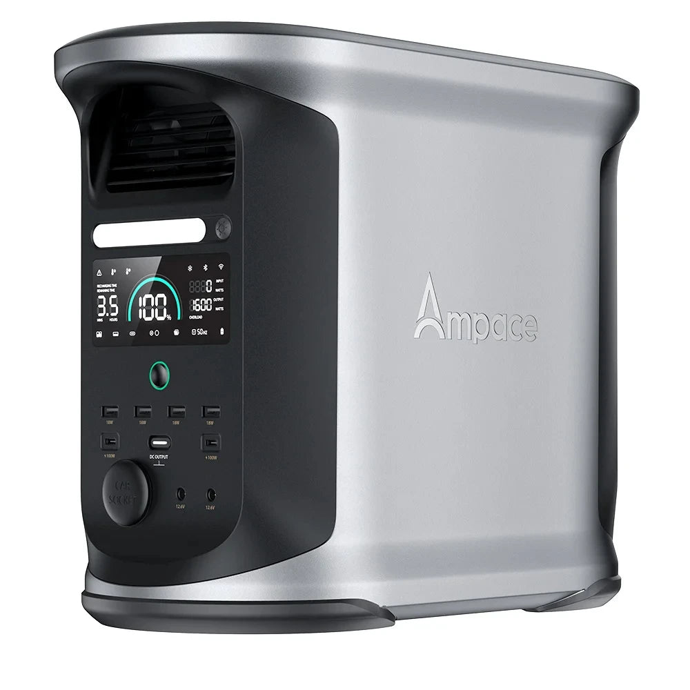 Draagbare Powerstation – Mobiele Generator – Noodstroomvoorziening – Outdoor Accu – 3600W Piekvermogen – LiFePO4 Batterij – Snelladen 55 Min