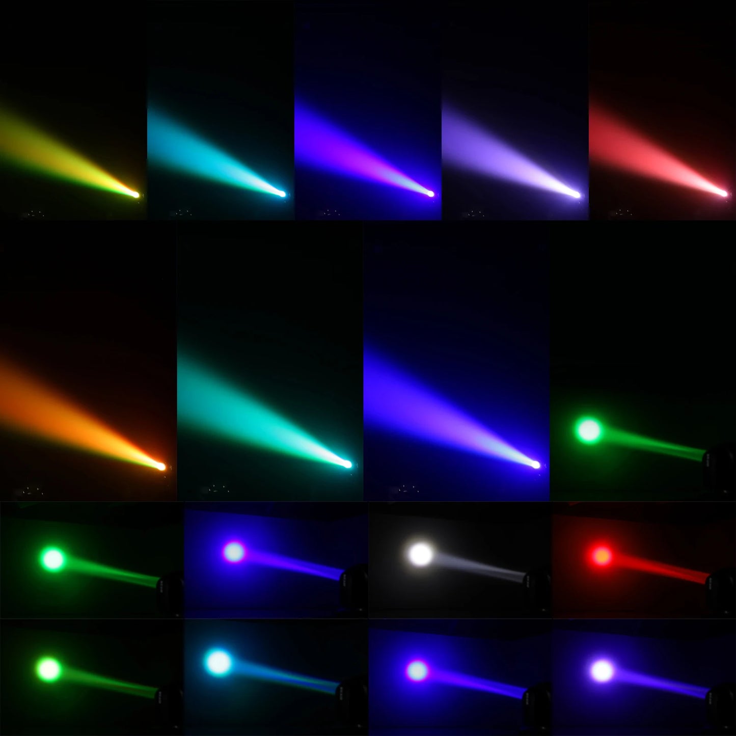 4-Packs 60W LED Beam Moving Head – LED Licht Effect – DJ Verlichting – Podium Spot – DMX Lamp – Compact Formaat – 540° Pan & 180° Tilt