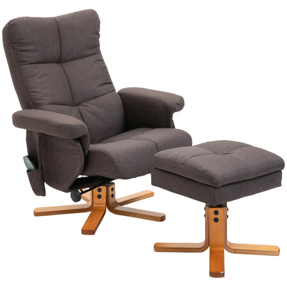 Massagefauteuil – Relaxstoel – Massagestoel – Comfortfauteuil – 10 Massagepunten – Verstelbare Rugleuning 145 Graden
