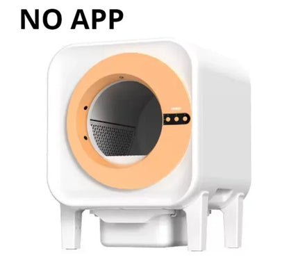 Prullenbak – Kattenbak – Afvalbak – Afvalemmer – Automatische Kattenbak – 70L Capaciteit – App Bediening met Geurfilter