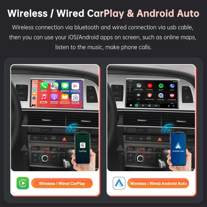 Draadloze CarPlay Android Auto Interface – Multimedia Systeem – Smartphone Integratie – Mirror Link – AirPlay – 3Gmmi Variant – USB Media Afspelen – Stuurwielbediening Ondersteuning