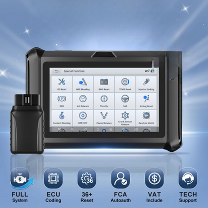 Draadloze OBD2-Scanner – Autodiagnose Tool – Foutcode Lezer – Diagnoseapparaat – Wifi Verbinding – 7-Inch Touchscreen – Key Programmer
