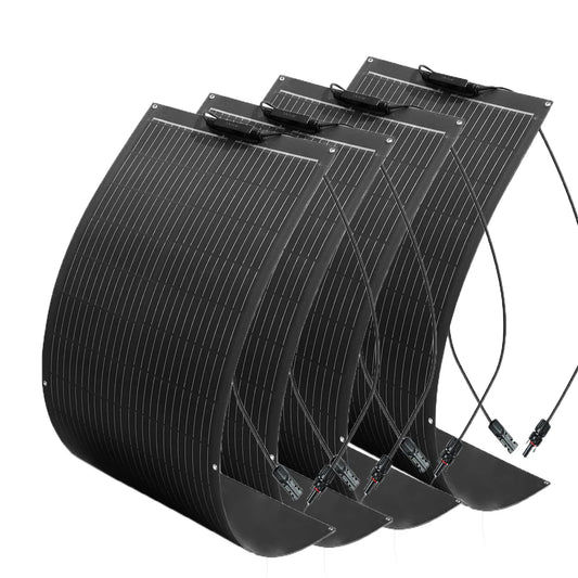 Zonnepaneel - Zonnepanelen - Monokristallijn - Flexibel - Buigzaam - Waterdicht - 400W - Geschikt voor Dak - Camper - Boot - Balkon