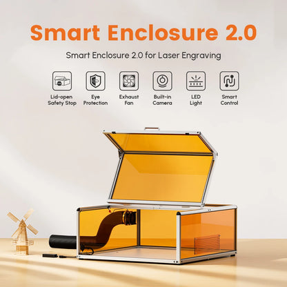 Smart Safety Class 1 Smart Protection Enclosure with Auto Shutoff/Exhaust Fan/Auto Position HD Camera ALSEC2.0 /Normal ALSEC1.0 - QUORE