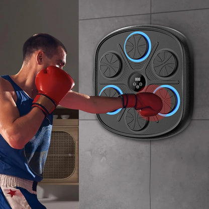 Smart Bluetooth Music Boxing Machine,Decompression,Fighting Fitness Home Boxing Wall Target Boxing Trainer Boxing Accessories
