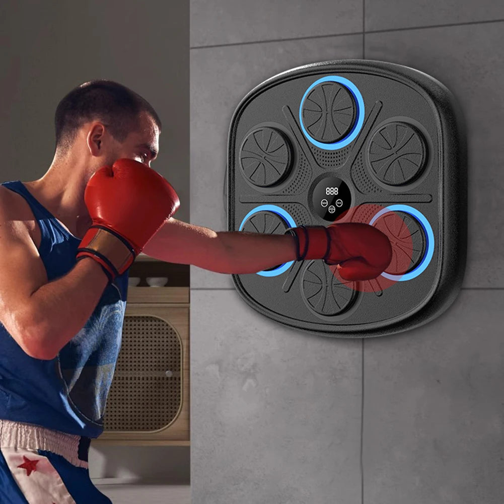 Smart Bluetooth Music Boxing Machine,Decompression,Fighting Fitness Home Boxing Wall Target Boxing Trainer Boxing Accessories