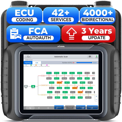 Auto Diagnose Scanner – OBD2 Scanner – Auto Diagnose Tool – Foutcode Lezer – ECU Programmer – 8 Inch Touchscreen – Bi-directionele Besturing – CAN FD & DOIP Ondersteuning - QUORE