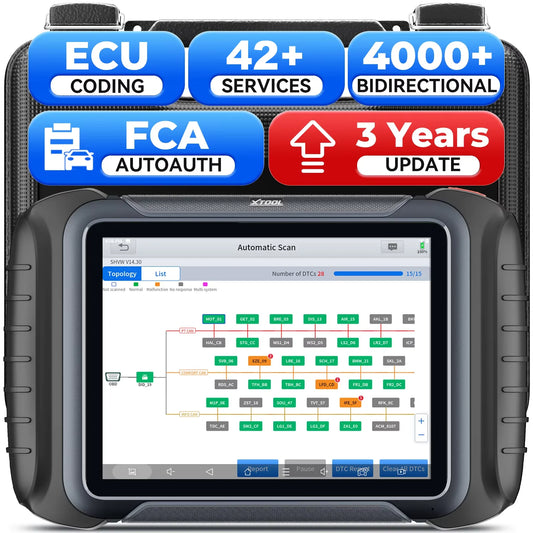 Auto Diagnose Scanner – OBD2 Scanner – Auto Diagnose Tool – Foutcode Lezer – ECU Programmer – 8 Inch Touchscreen – Bi-directionele Besturing – CAN FD & DOIP Ondersteuning - QUORE