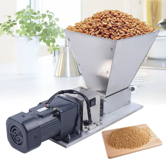 Coffee Grinder - Coffee Bean Grinder - Electric Grain Grinder - Spice Grinder - Professional - 60W - 75RPM - Silver