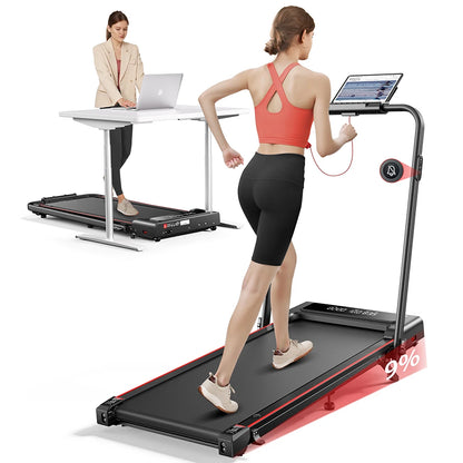 Loopband – Treadmill – Hardloopband – Trainingsapparaat – Fitnessapparaat – 4-in-1 Training – Verstelbare Hellingshoek