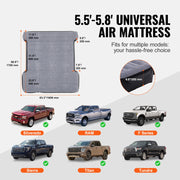 VEVOR Comfortabel Opblaasbaar Matras voor Auto - Inclusief Elektrische Luchtpomp - Ideaal voor Camping - Transporttas Inbegrepen - QUORE