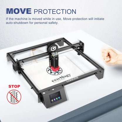 Lasergraveermachine – Laser Cutter – Laser Engraver – Graveermachine – Laser Snijmachine – 5,5W Diodelaser – Groot Werkoppervlak 410x410 mm