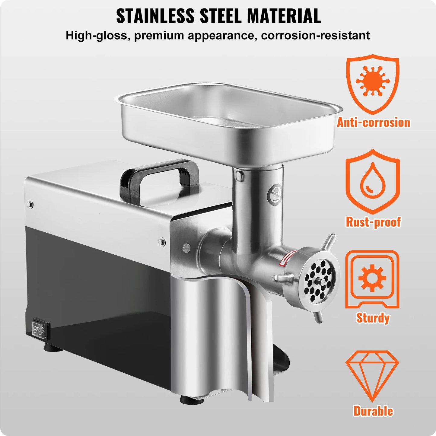 SucceBuy Meat Grinder 5 Lbs-21Lbs/Min Capacity Electric Meat Mincer with Blade Grinding Plate Sausage Maker for Kitchen Home Use