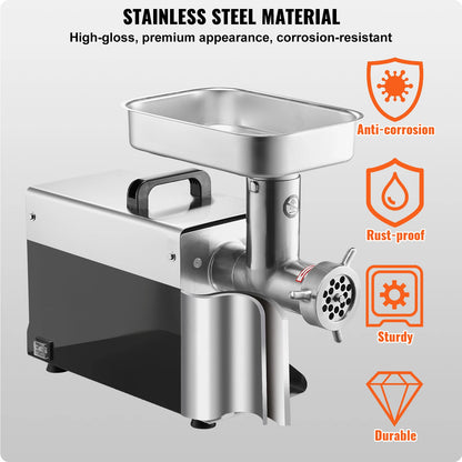SucceBuy Meat Grinder 5 Lbs-21Lbs/Min Capacity Electric Meat Mincer with Blade Grinding Plate Sausage Maker for Kitchen Home Use