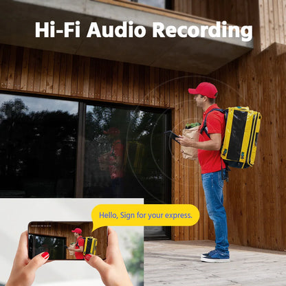 Beveiligingscamera's - Camerabewaking - CCTV Camerasysteem - 4K - 8-kanaals PoE Netwerk - NVR Recorder – Waterdichte - Inclusief 4 Stuks 8MP Audio Opname IP Camera’s – 1TB HDD Opslag