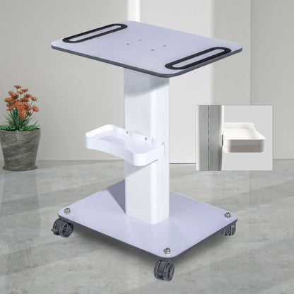 Table - Table trolley - Rolling table - Beauty Wheel Cart - Multifunctional Trolley - 5.3 kg - White