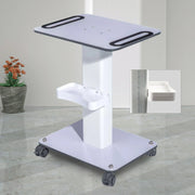 Table - Table trolley - Rolling table - Beauty Wheel Cart - Multifunctional Trolley - 5.3 kg - White