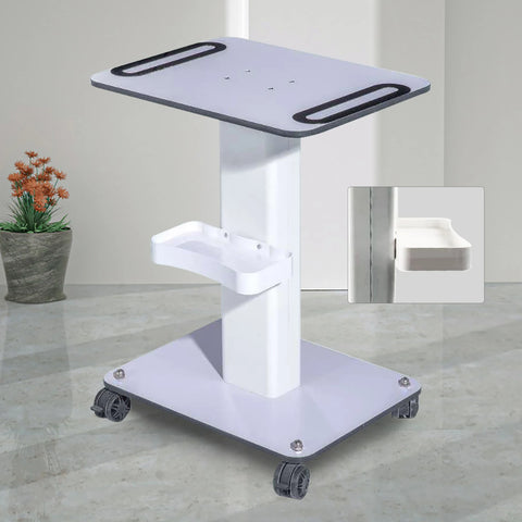 Table - Table trolley - Rolling table - Beauty Wheel Cart - Multifunctional Trolley - 5.3 kg - White