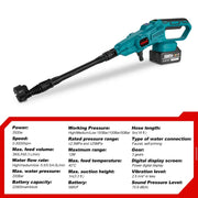 OneVan - Elektrische Autowasmachine - Hogedrukreiniger - Terrasreiniger - Elektrisch Waterpistool - Spyra - Borstelloze Motor - 6 in 1 - 18V - 3500W - 200Bar
