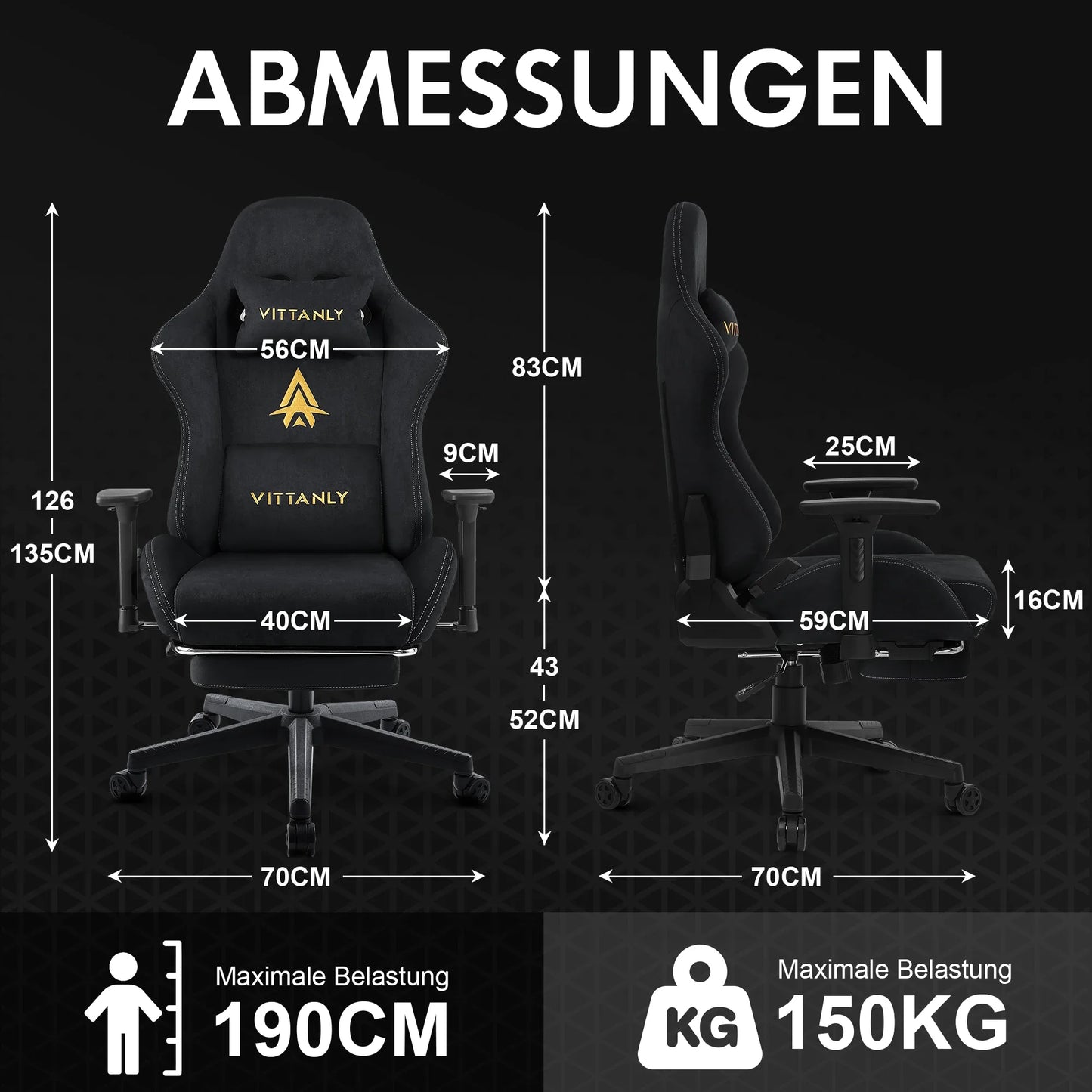 Echte Leren Bureaustoel – Gaming Stoel – Office Chair – Draaistoel – Bureaustoel Met Voetensteun – Ademend Koeienleer – 360° Draaibaar - QUORE