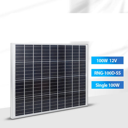 Zonnepanelen - Monokristallijne Zonnepaneel Kit - Flexibel - Zonne Energie - 100W - Waterdichte - voor Camping, RV en Thuisgebruik