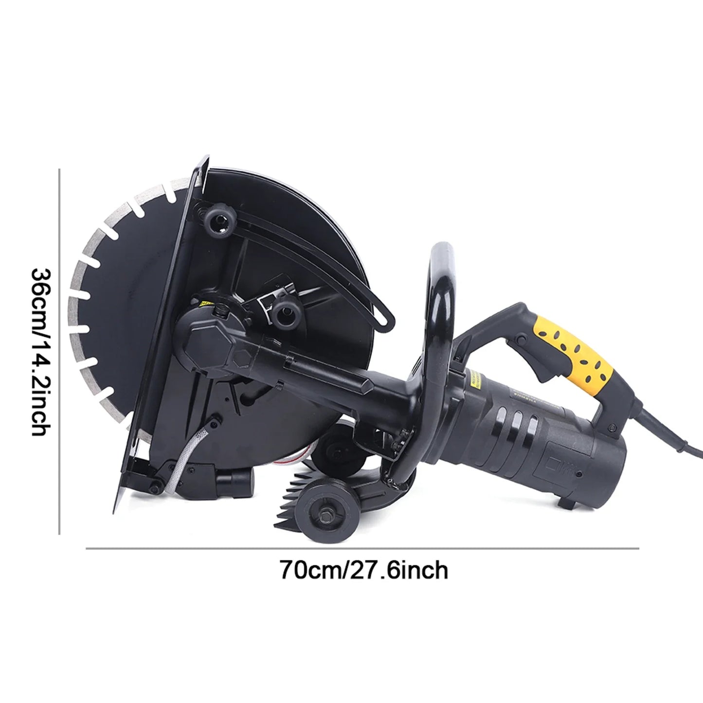 Sleuvenzaag – Diamantzaag – Natte Zaag – Droge Zaag – Betonzaag – 2800W Motor – 14 Inch Zaagblad