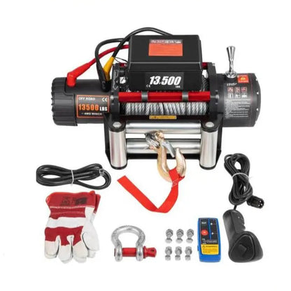 Elektrische Lier - Takel - Winch - Touwtakel - 1000kg - Hoge Hefcapaciteit – Stalen Kabel – Draadloze Bediening – Waterdicht – Afstandbediening - Geschikt voor Garage, Magazijn & Werkplaats
